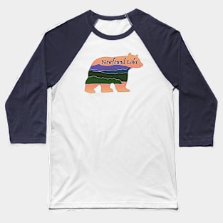 Newfound Lake Bear Baseball T-Shirt